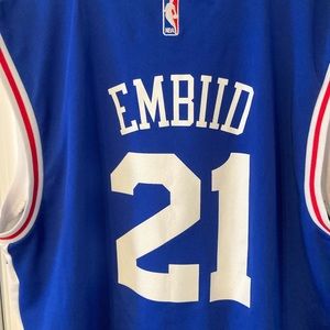 Joel Embiid Size XL Adidas Jersey